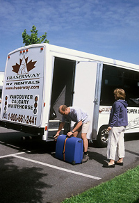 Transfer von Fraserway in Vancouver, Kanada